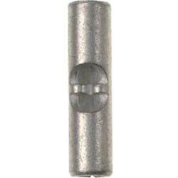 Butt Splice Wire Connector, 18 AWG Max, Copper, None Insulation, 2,000 V, 100 PK BS18-C
