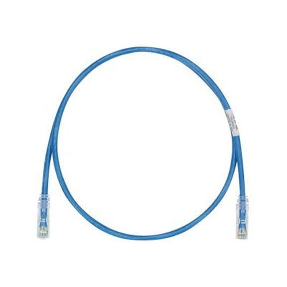 Panduit Tx6 Plus - Patch Cable - Rj-45 (m) To Rj-45 (m) - 8 Ft - Utp - Cat 6 - Booted, Snagless, Stranded - Blue