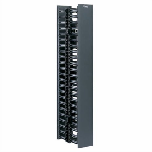 Panduit Netrunner Rack Cable Management Panel (vertical) Black 45u