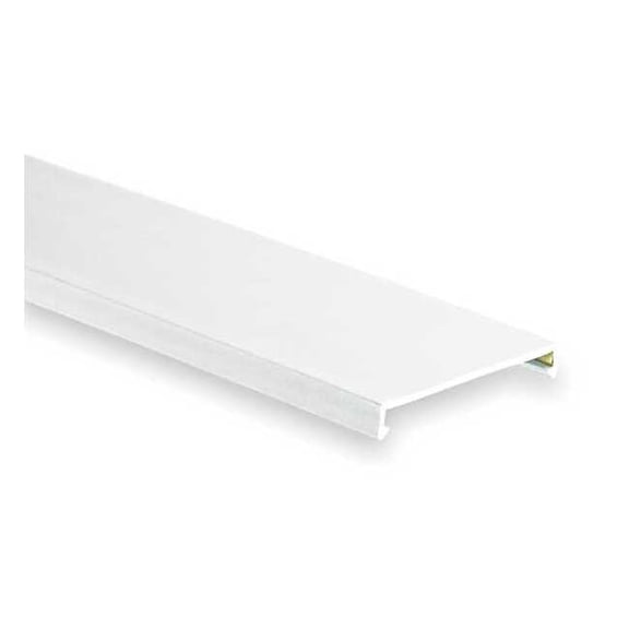 Panduit Wire Duct Cover, Flush, White, 4.25Wx0.37D C4WH6-F