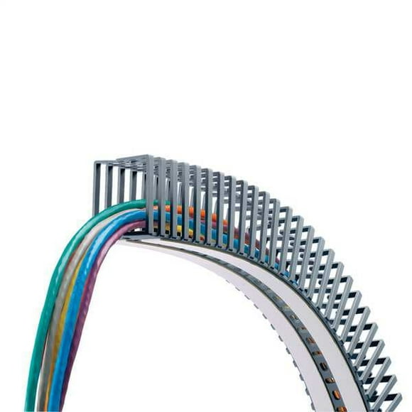 Panduit Wire Duct,Hinging,Gray,L 1.64 Ft,PK5 FL25X25LG-A