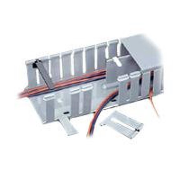 Panduit Wiring Duct, Gray, 6 ft. Length, 2.25" Width, 0.31" Slot Width G2X2LG6