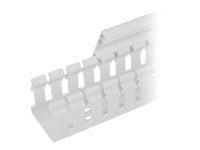 Panduit Wire Duct,Wide Slot,White,L 6 Ft H3X3WH6