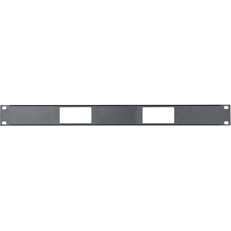 Panel, 1 RU, Accepts 2 Decora Devices
