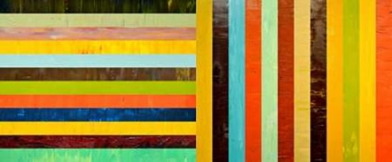 Panel Abstract ??????? Digital Compilation Canvas Art - Michelle Calkins (10 x 20)