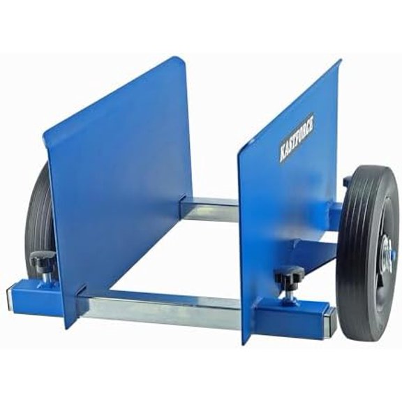 Panel Dolly, 600 Lbs Capacity, Drywall Mover with 8" Non-Flat Wheels, 0~10 Inch Adjustable Clamp Panel Cart, Wood and Fence Mover, Door Dolly KF4002$$Tools