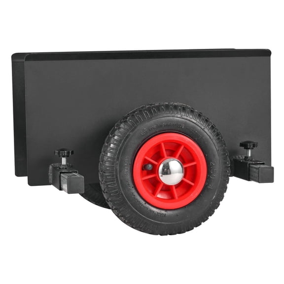 Panel Dolly 600LBS - Heavy Duty Slab Dolly with 8" Pneumatic Wheels - Adjustable Clamp Cart for Drywall, Sheet Goods, Material Handling
