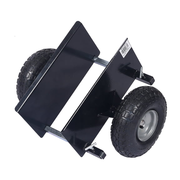 Panel Dolly 600lb Capacity - 10 Inch Pneumatic Wheels - Alloy Steel Construction - Moving Dolly for Doors, Panels & Drywall