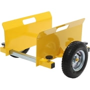 Panel Dolly Heavy Duty Door Cart with 8 Pneumatic Wheels, 660LBS Capacity Adjustable Drywall Mover, All-Terrain Slab Cart for Sheetrock, Plywood