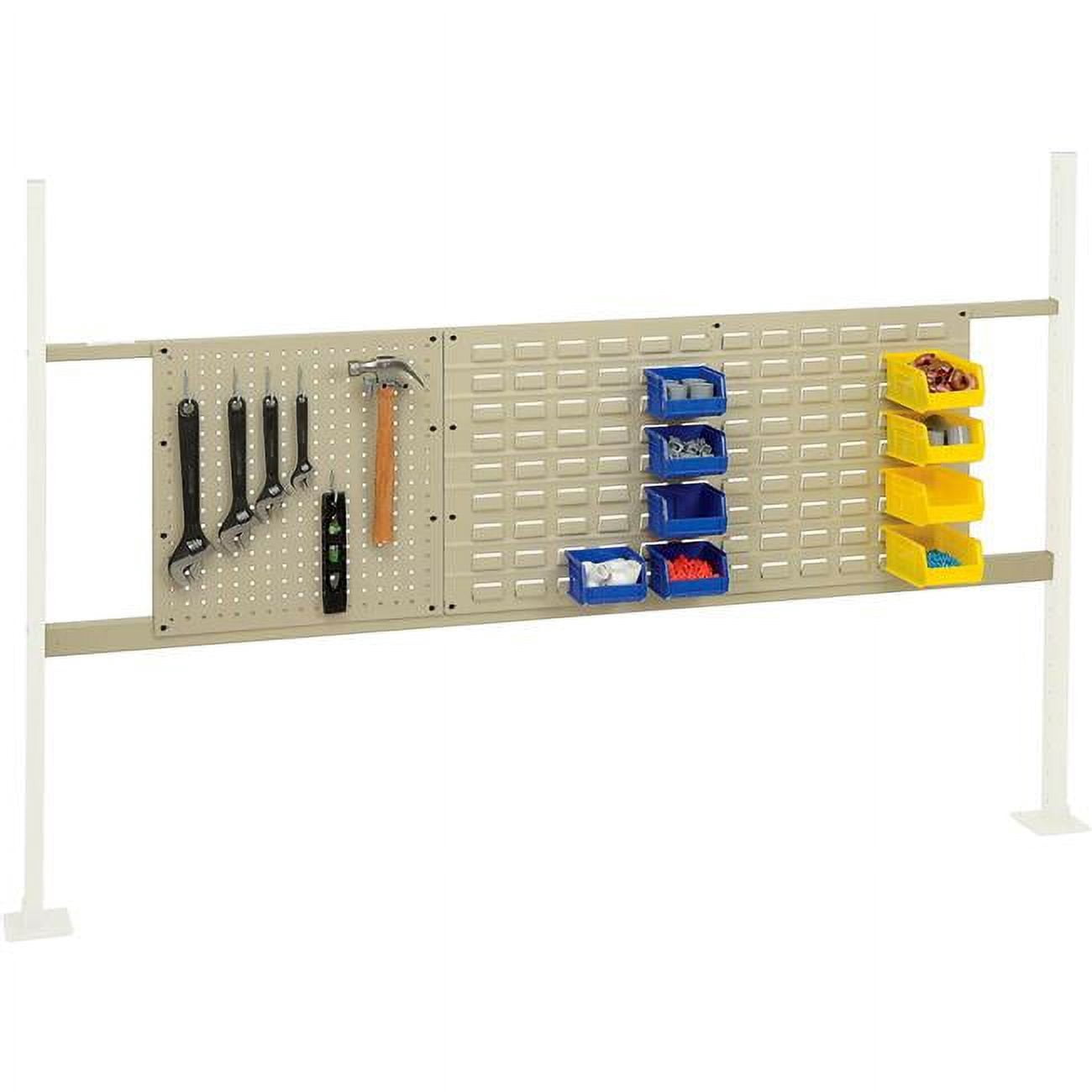 Panel Kit for 72 in. Workbench, 18 in. Pegboard & 36 in. Louver ...