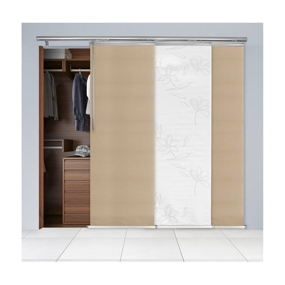 Panel Track System|Adjustable Length Steel Room Divider|Wall & Ceiling Mount 66" x 4.25" x 94"