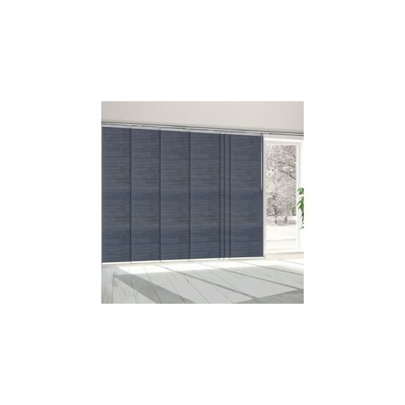 Panel Track System - Adjustable Width 110-153 Inches - Steel Wall Decor