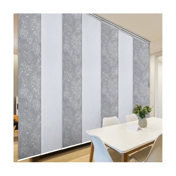 Panel Track System|Adjustable Width 110-153"|Steel Room Divider