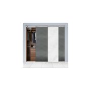 Panel Track System - Adjustable Width 36-66 Inches - Steel Room Divider