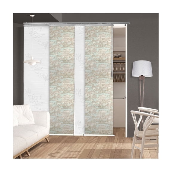Panel Track System - Adjustable Width 48-88 Inches - Steel Room Divider