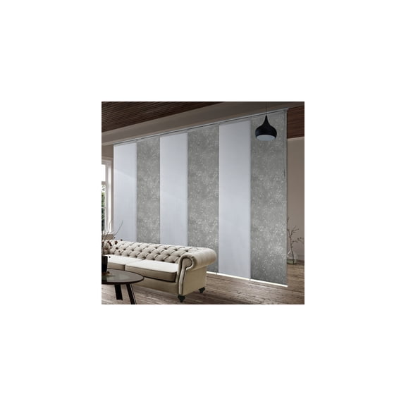 Panel Track System - Steel Partitions|Adjustable Blinds|Customizable Decor|130" Wide