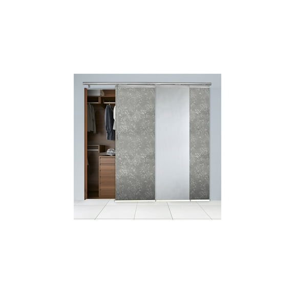 Panel Track System for Walls - Adjustable Width 36-66 Inches - Steel Frame - 94" Height