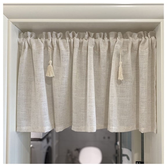 Panel curtain, romantic kitchen curtain, country house style curtains, bistro curtain with rod pull-through, kitchen dustproof cafe curtain, tulle door curtains for small windows