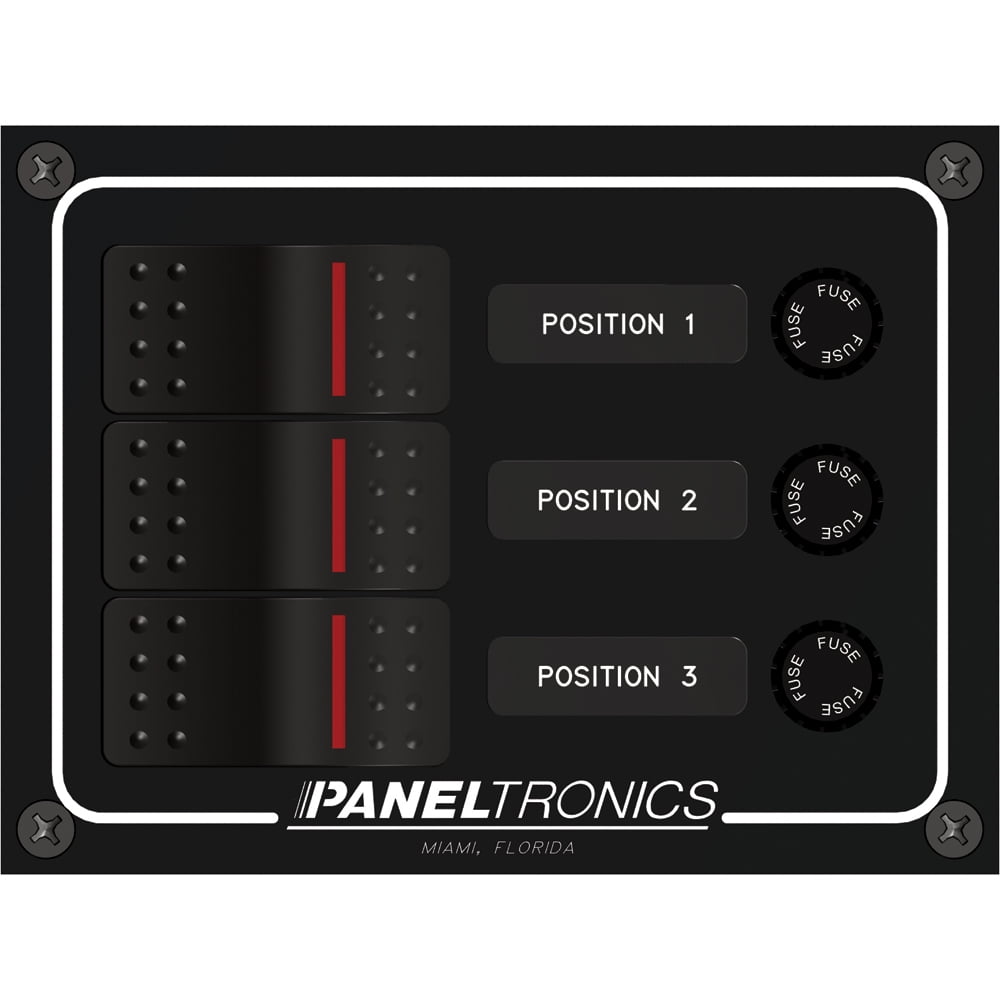 Paneltronics Waterproof Panel - DC 3-Position Illuminated Rocker S ...