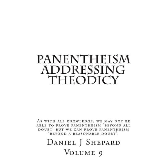 Panentheism: Panentheism Addressing Theodicy (Paperback)