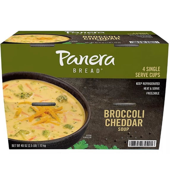 Panera Bread Broccoli Cheddar Soup 4 ea - Walmart.com