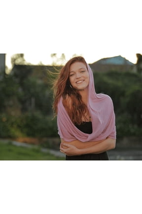 Bug Repellent Washable Silk Infinity Scarf with Insect Shield Technology Provides Elegant Protection from Biting Bugs
