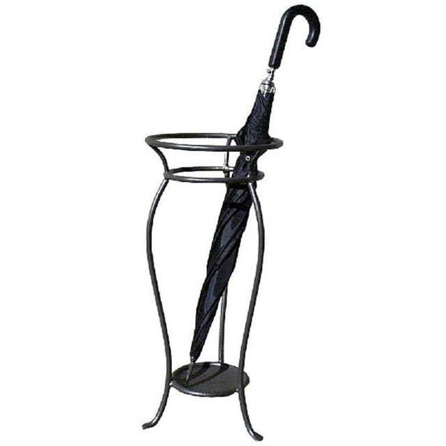 Pangaea Home and Garden OS-FM-C4269-K Iron Umbrella Stand - Black