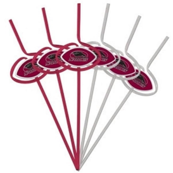 Pangea Brands 4750401928 Southern Illinois Salukis Team Sipper Straws