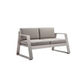 thumbnail image 1 of Pangea Home Air 33x57" Two Seater Modern Aluminum Sofa in Gray Finish, 1 of 2
