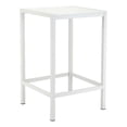 thumbnail image 1 of Pangea Home Betty 43x28" Modern Aluminum Small Bar Table in White, 1 of 3