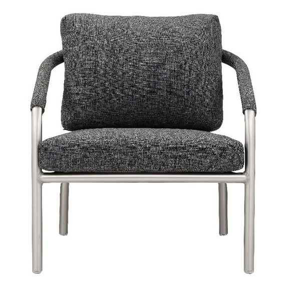 Pangea Home Chelsea Chair Slate In Aluminum, Rope