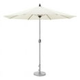 thumbnail image 1 of Pangea Home Ella Modern Aluminum and Fabric Umbrella Brush/White, 1 of 2