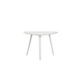 thumbnail image 1 of Pangea Home Hal Modern Lacquer Wood & Powder Coated Accent Table in White, 1 of 7