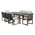thumbnail image 1 of Pangea Home Harbor 9 Wooden Patio Dining Set - Brown, 1 of 3