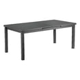 thumbnail image 1 of Pangea Home Miami 30x95" Modern Aluminum Extension Table in Gray Finish, 1 of 3