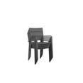 thumbnail image 1 of Pangea Home Miami 34" Aluminum Patio Dining Chair in Gray (Set of 6), 1 of 2