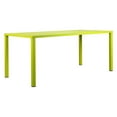 thumbnail image 1 of Pangea Home Miami Modern Aluminum Frame Patio Dining Table in Green, 1 of 11