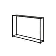 thumbnail image 1 of Pangea Home Miley 38" Rectangular Modern Metal Console Table in Black, 1 of 6
