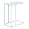 thumbnail image 1 of Pangea Home Miley Rectangular Modern Metal Tray Table in White, 1 of 4