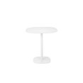 thumbnail image 1 of Pangea Home Panna 27.5"Modern Metal Bistro Dining Table in White, 1 of 4