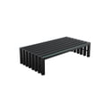 thumbnail image 1 of Pangea Home Vlad Rectangle Modern Metal Coffee Table in Black, 1 of 7