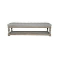 thumbnail image 1 of Pangea Home Z-Athena-59 Bench White And Frost Grey, 1 of 9