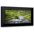 thumbnail image 1 of Pangea Images 14x9 Black Modern Framed Museum Art Print Titled - Waterfall in Santa Rosa de Cabal, Colombia (detail), 1 of 5