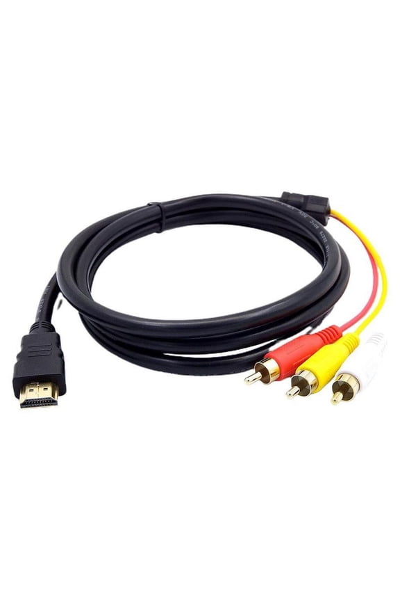 Hdmi To 3 RCA AV Adapter Cable