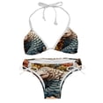 thumbnail image 1 of Pangolin Detachable Sponge Adjustable Strap Bikini Set 2-Pack Swimwear Swimsuit.SceneManagement Beach Pool Party Vacation., 1 of 6