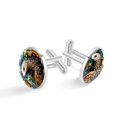 thumbnail image 1 of Pangolin Formal Attire Shirt Cufflinks Made of Stainless Steel for Elegant Events, 1 of 6