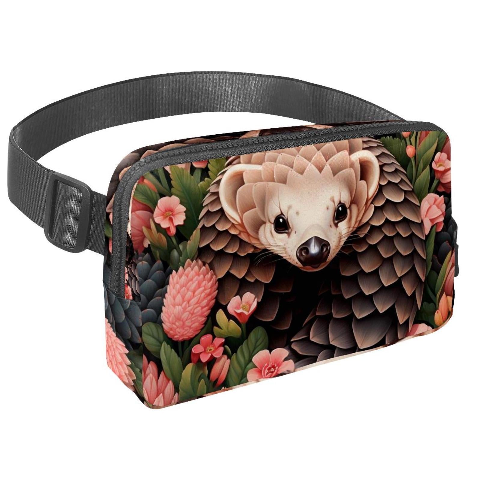 Pangolin Lightweight Adjustable Waist Bag with Extension Strap - Unisex Fanny Pack