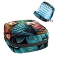 thumbnail image 1 of Pangolin Period Purse Sanitary Napkin Organizer Small Makeup Pouch Canvas Zipper Pouch 4.7x6.6x6.6 in, 1 of 6