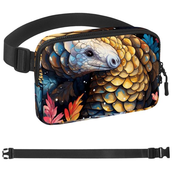 Pangolin Running Belt Fanny Packs for Women & Men, Waist Pack Runners Bag Money Belt Phone Holder for Running Sports Hiking Traveling