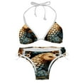 thumbnail image 1 of Pangolin Swimsuit Women Bikini Set Two-Pack Detachable Sponge Adjustable Strap for Swimming Suits Beachwear, 1 of 6